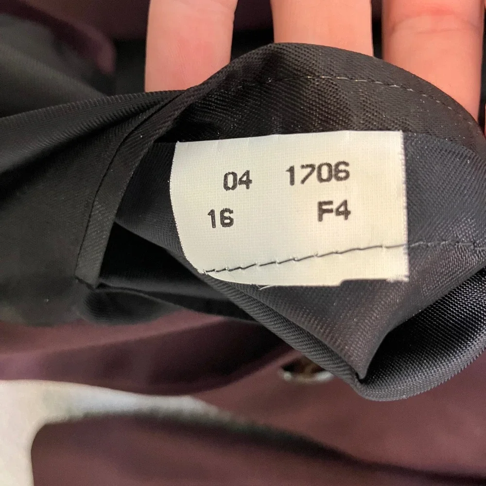 VTG Brooks Brothers 100%‎ Pure Wool Blazer Mens 16 Purple Burgundy Jacket USA